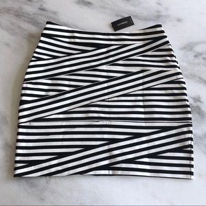 NWT Express Striped Skirt